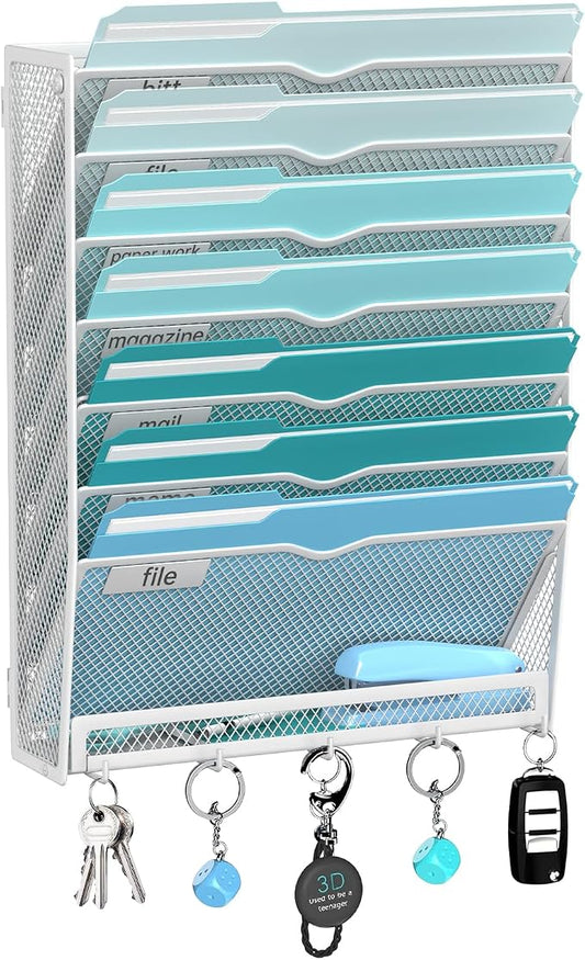 8-Tier Hanging Wall File Organizer by JMHUD