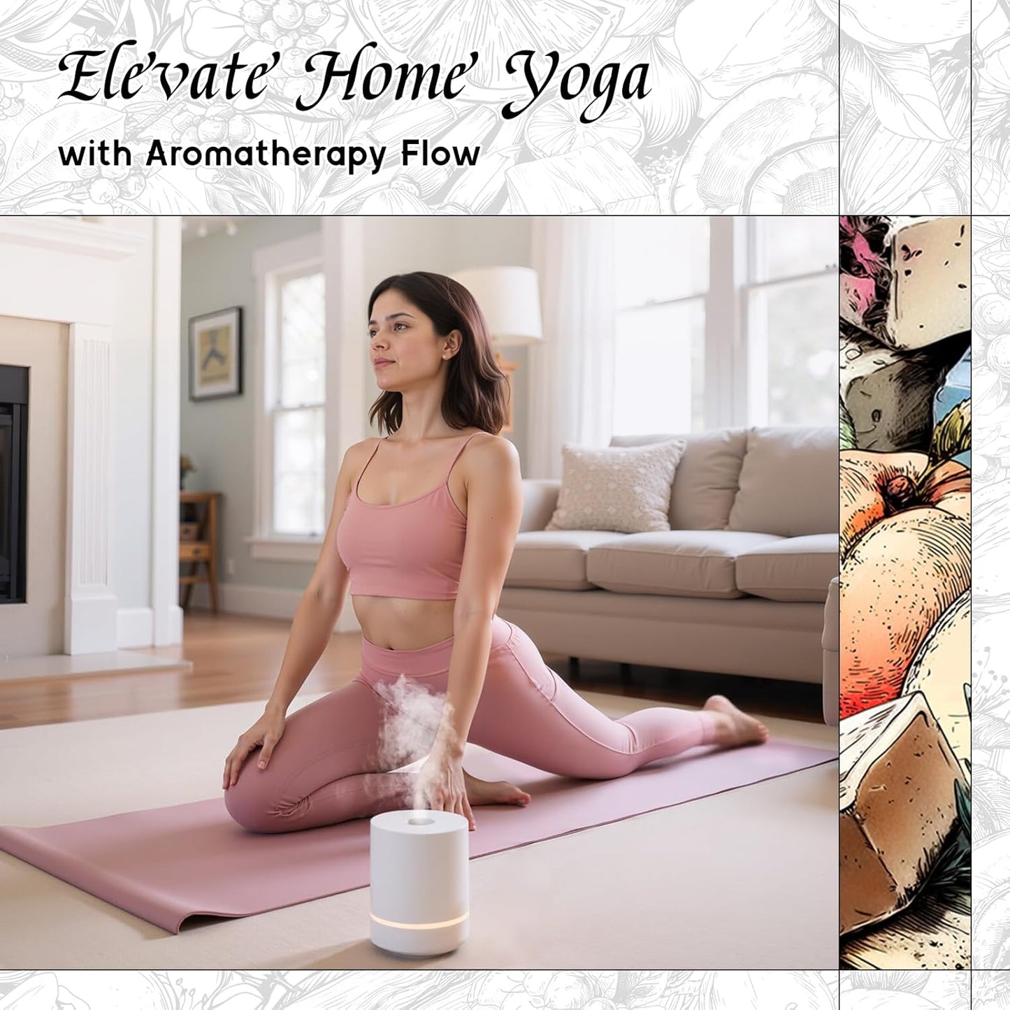 HIQILI Peach Fragrance Oil for Home Diffuser, DIY Candle, Linen & Room Freshener Spray Making, Juicy Fruit Scents - 1 Fl Oz