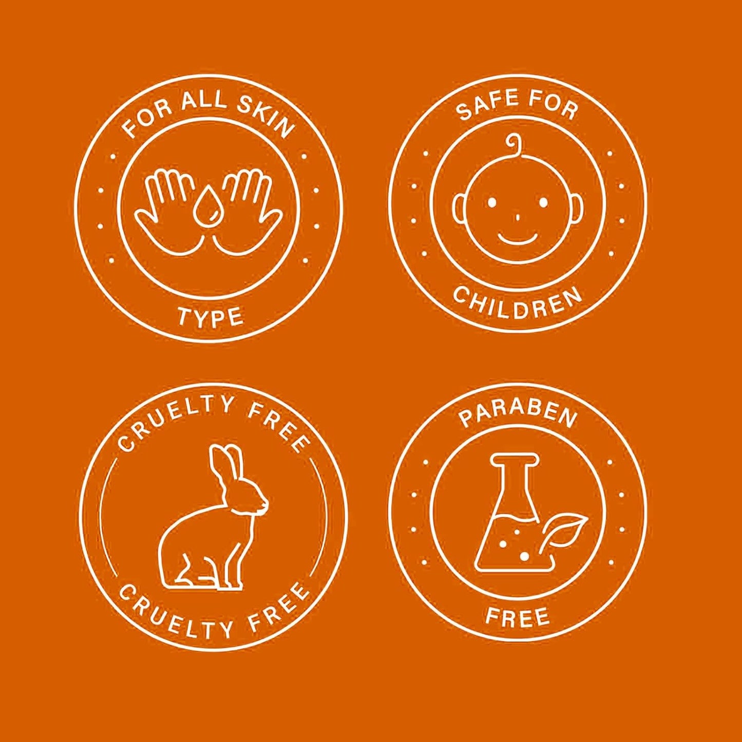 Miami Sun Natural Ghee Lip Balm, Hydrating Lip Treatment with Shea Butter & Beeswax, Organic & Non-Toxic, Best for Dry, Chapped Lips - Moisturizing, Healing, Chemical-Free Lip Repair (2 Count, Orange)