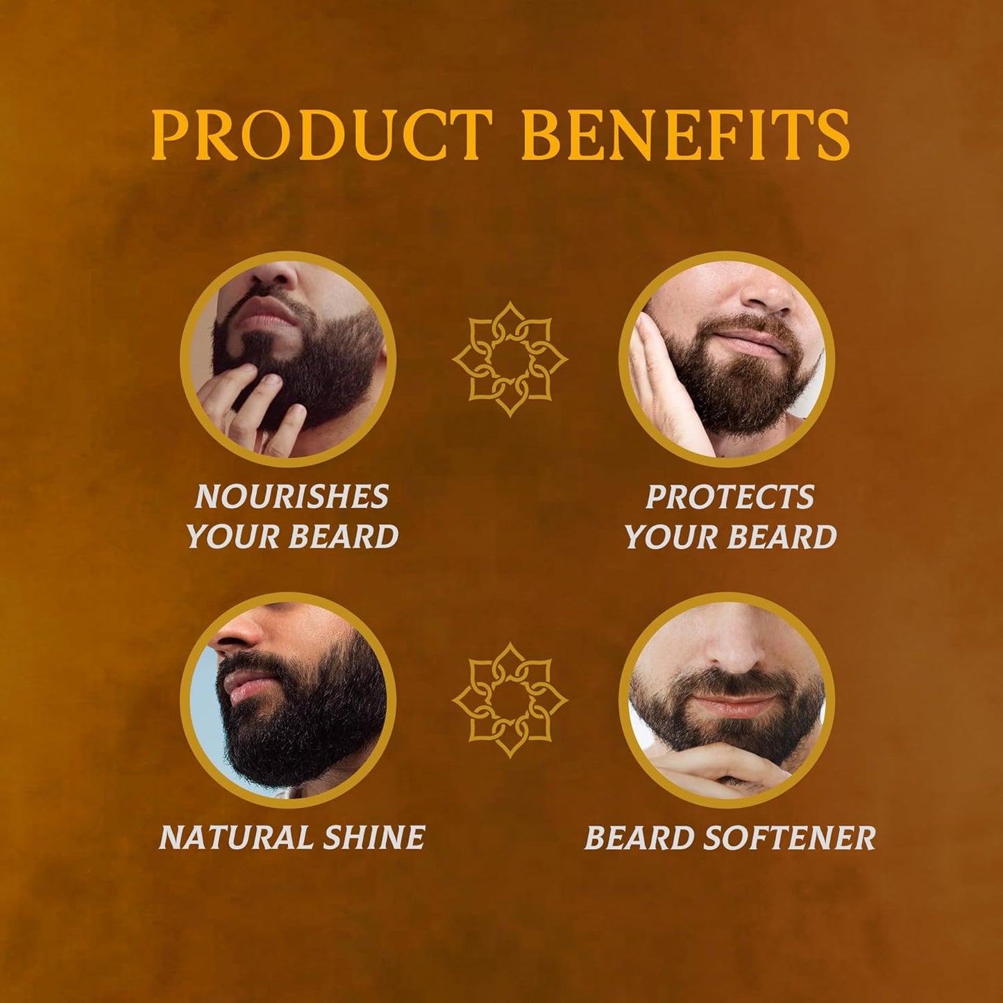 H HABIBI Desert Oud Beard Oil – 2.0 Fl. Oz Naturally Derived Beard Growth Oil for Men, Beard Care Essential – Hydrates, Nourishes & Promotes Healthy Growth, Made in USA