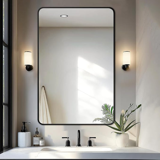 Delma Bathroom Mirror, High-Definition Vanity Mirror, Versatile Mirror by Delma