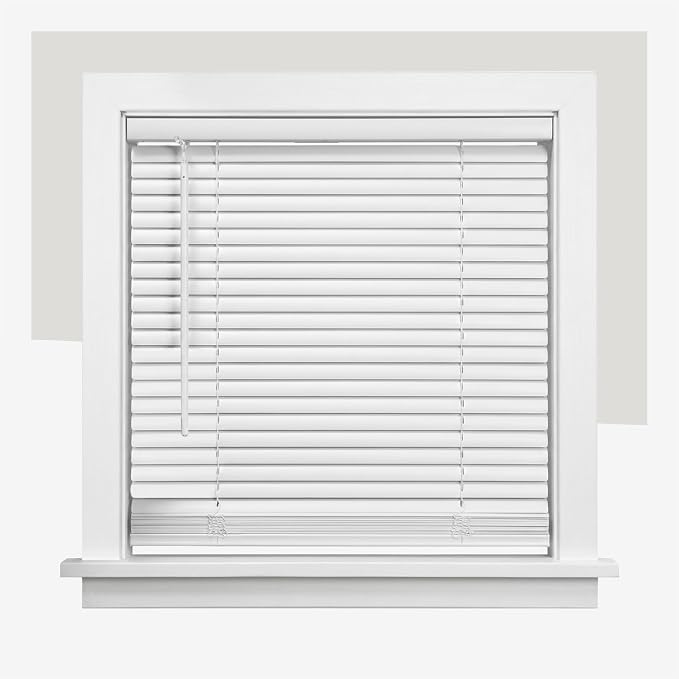 CHICOLOGY Cordless Mini Blinds for Indoor Windows, 60.5" W x 60" H, Light by CHICOLOGY