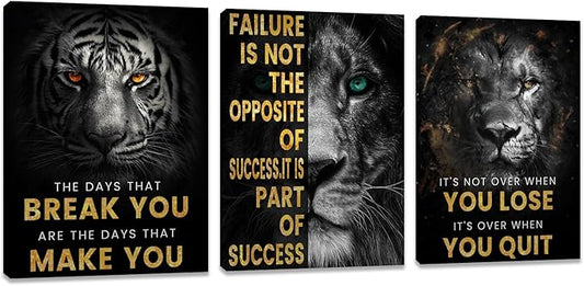 Inspirational Motivational Wall Art by Kuiluuye