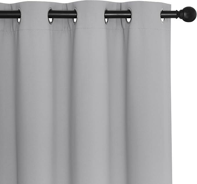 NICETOWN Blackout Curtains 72 inches Long, Grommet Privacy Window Treatment - Image 7