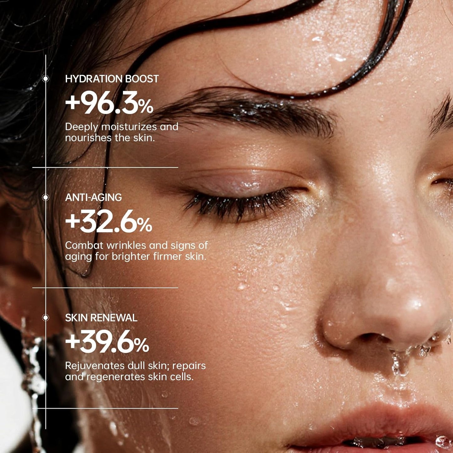 REAL DEEP HYALURONIC ACID ANTI-WRINKLE MASK,Multi-Zone Hyaluronic Acid Anti-Wrinkle Face Mask, Deeply moisturize and reduce fine lines on the skin, keeping the skin firm and soothing