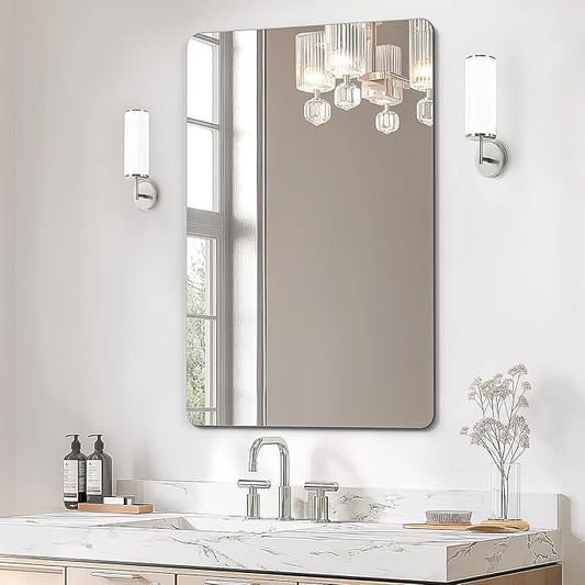 USHOWER Frameless Bathroom Mirror by USHOWER