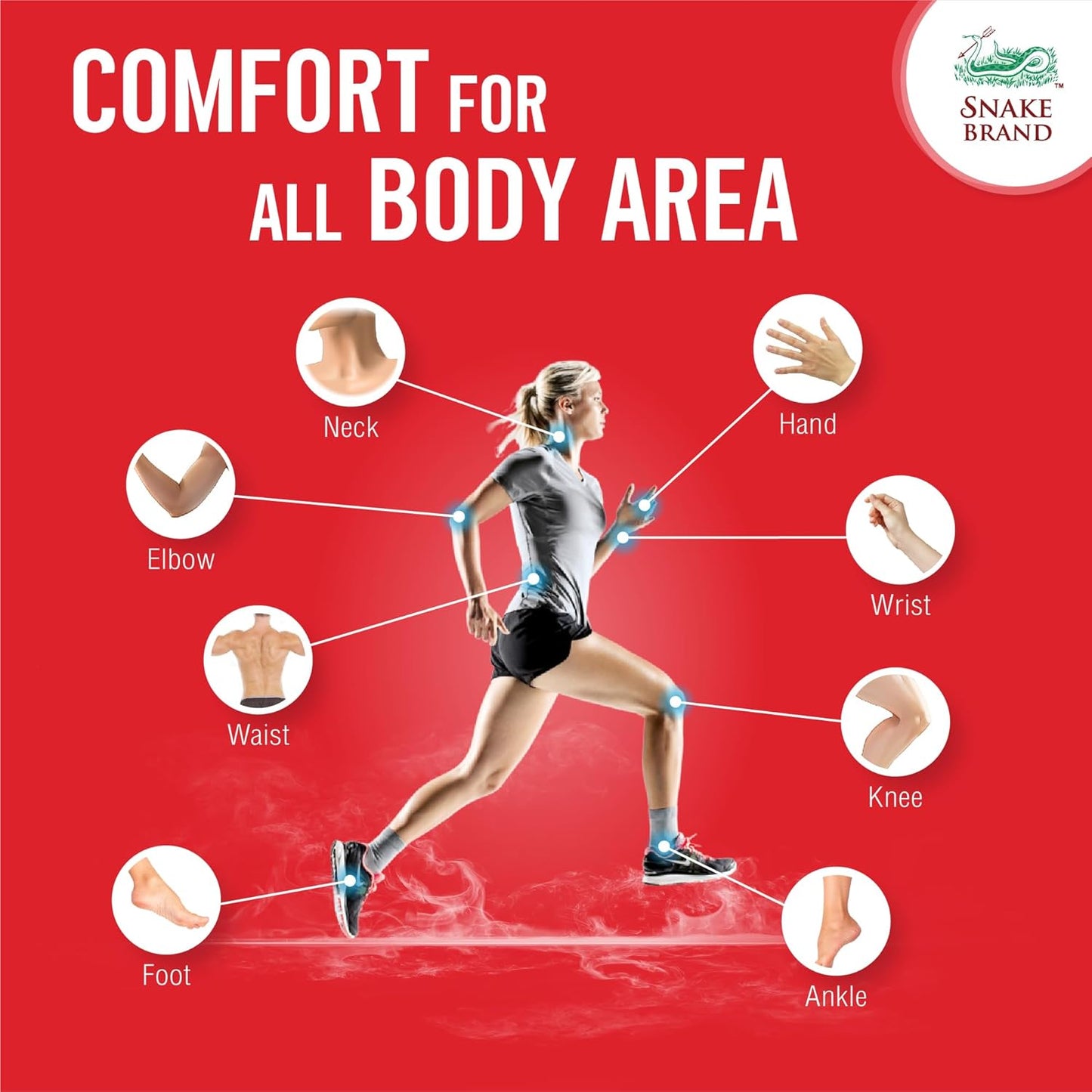 Snake Brand Prickly Heat Cooling Powder for Everyday Use - Anti-Chafing, Heat Rash Relief, Classic Original Scent (9.9 Oz / 280g)