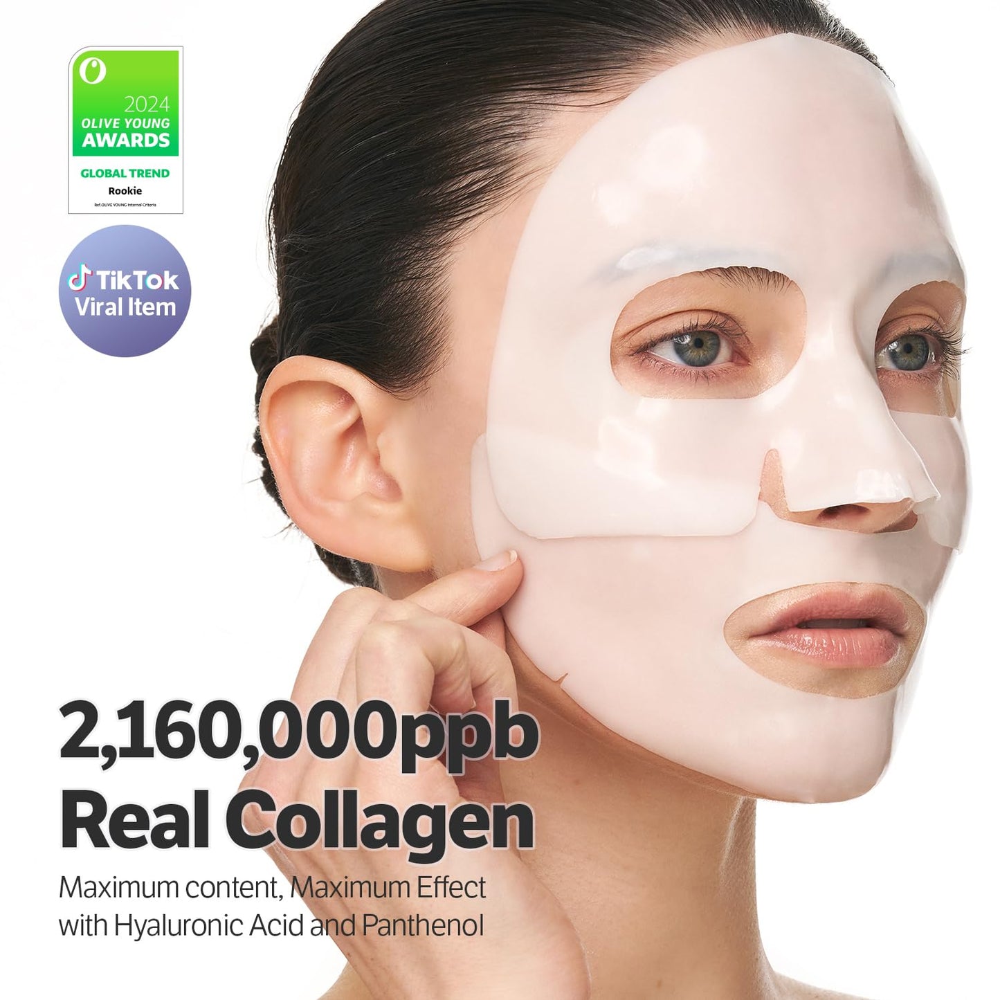 SUNGBOON EDITOR Deep Collagen Hyalu-B5 Overnight Mask 37gx4ea | Real Collagen Face Mask with Hyaluronic Acid | Moisture-Locking Care for Overheated Skin | Viral Korean Skincare Trend