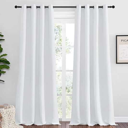 NICETOWN Bedroom Blackout Curtains Panels, 1 Pair, 55 inches by 94 Inch by NICETOWN