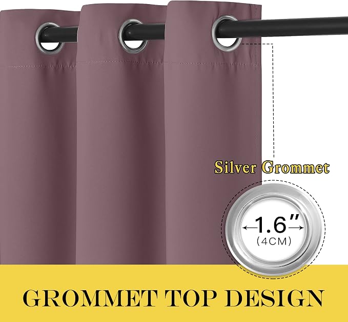 NICETOWN Sliding Door Curtains 95 inches Long - Image 2