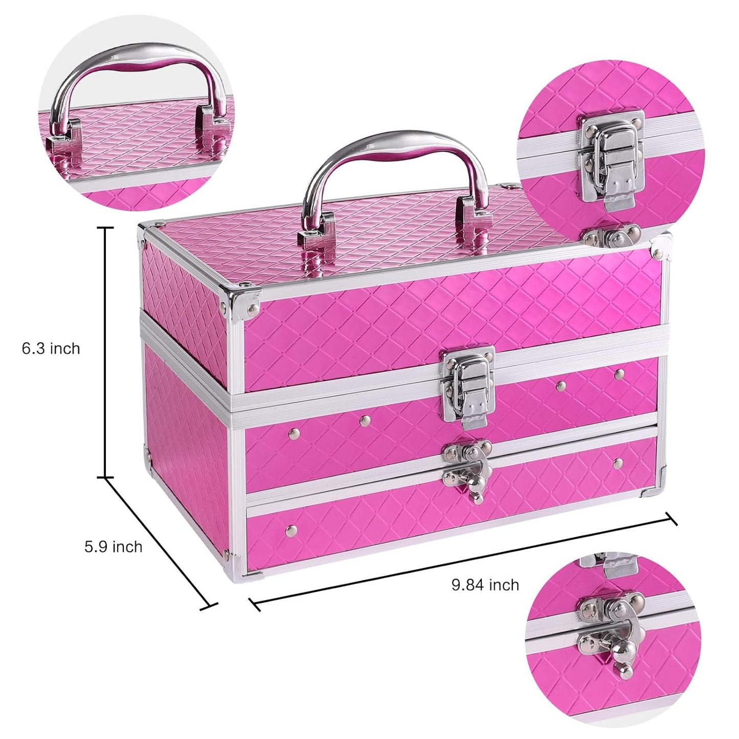 All in One Makeup Gift Set for Women Girls Full Kit, Includes Eyeshadow, Lipstick, Concealer, Highlighter, Eyebrow Powder, Blush, Contour, Lip Liners, Eyeliner, Brushes (Cerise)