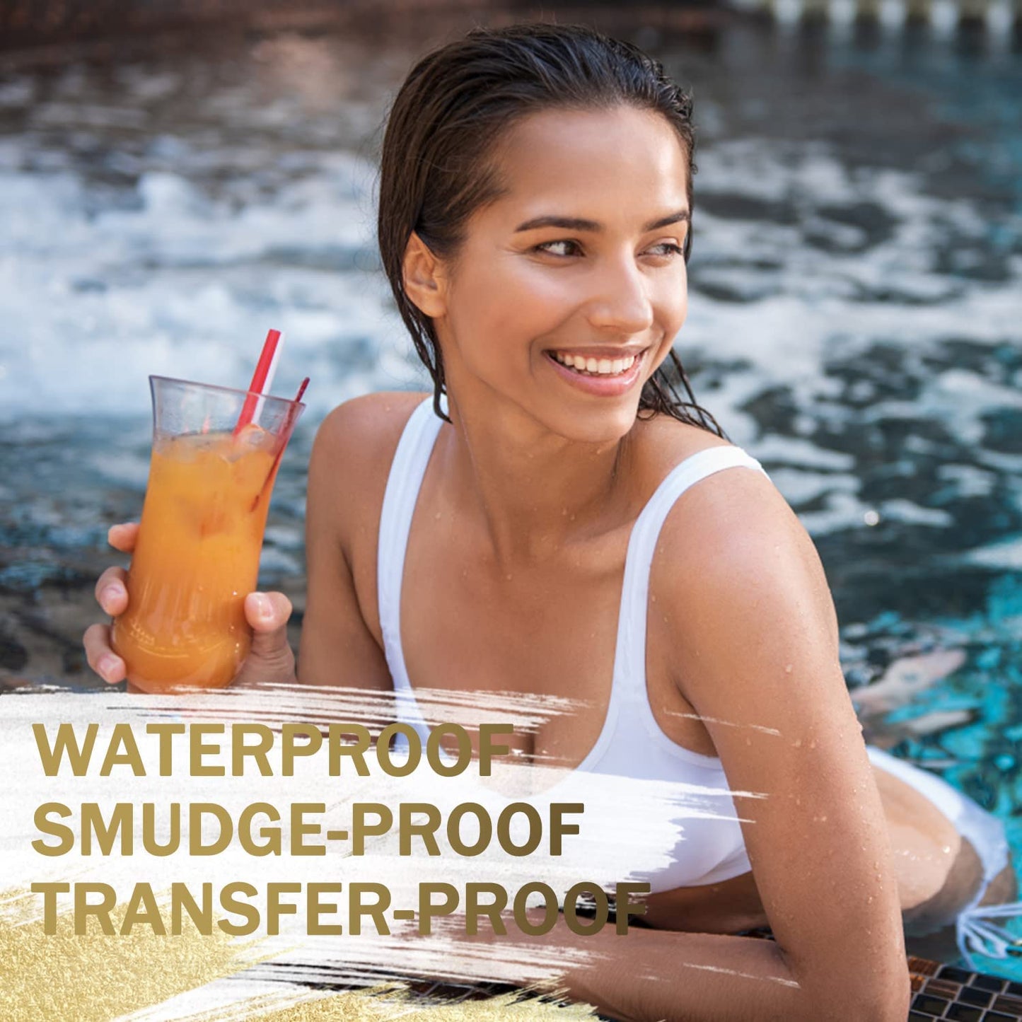 LAVONE Eyebrow Stamp Stencil Kit for Eyebrow, Brow Stamp Trio Kit with Waterproof Eyebrow Pencil, Eyebrow Pomade,20 Eyebrow Stencils,Dual-ended Eyebrow Brush and Sponge Applicator - Grey