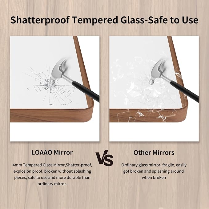 LOAAO 55X36 Inch Bathroom Mirror - Image 7