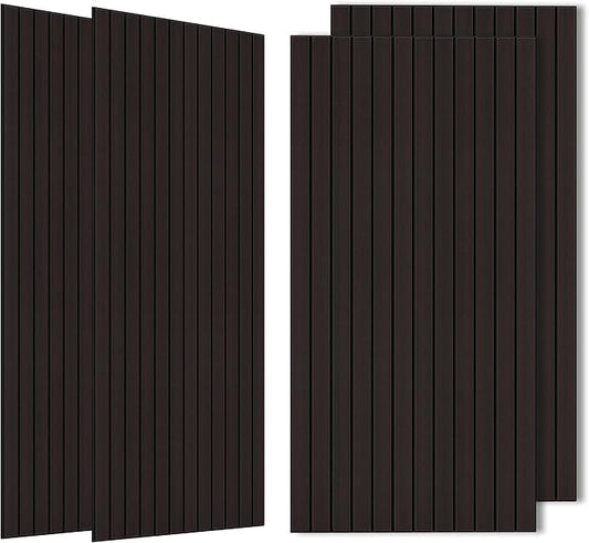 Wood Veneer Acoustic Panels, 4 Pack 47.2”x23.6” Sound Panels, Decorative Large by AUTORIFIC