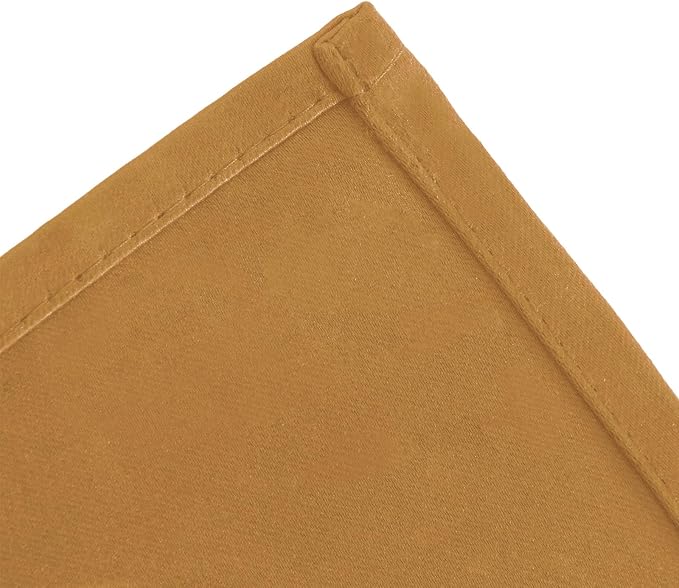 LEMOMO Blackout Curtains 52 x 90 inches Long Mustard Yellow Curtains Set of 2 - Image 7