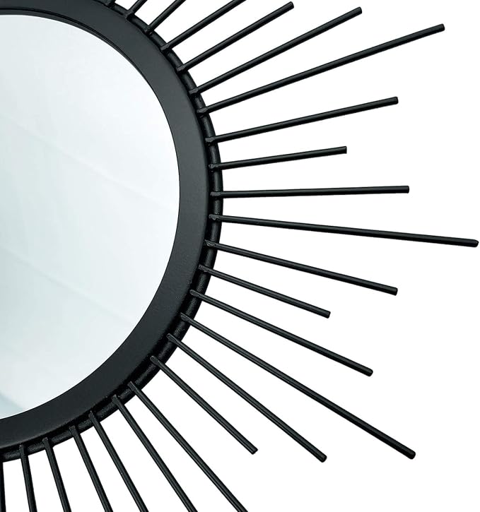 3 Pack Metal Mirrors for Wall Sunburst Wall Mirrors Home Décor Decorative - Image 6