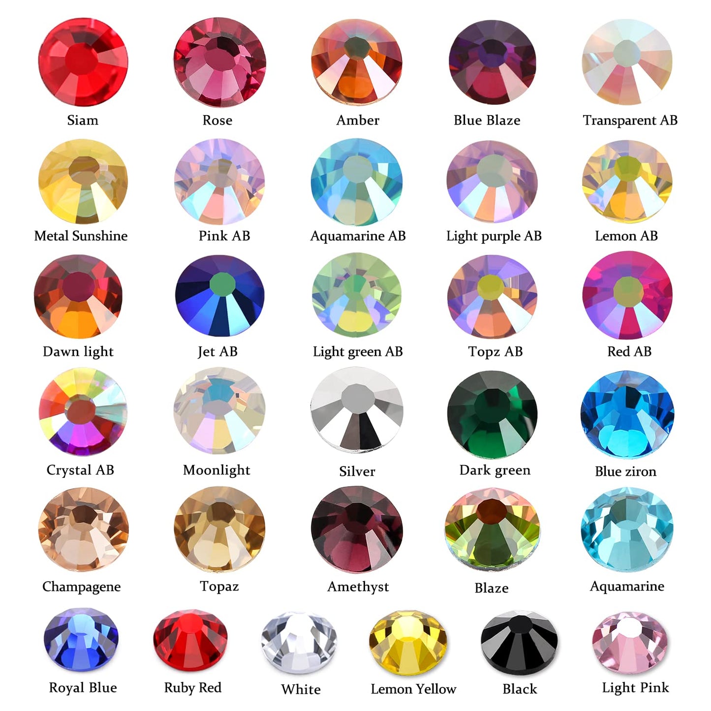 1440Pcs Blue Crystal Rhinestones,Glass Flatback Rhinestones Gemstones for Nail Face Makeup Art Crafts Clothes Decoration -(SS16,4.0mm,Blue)