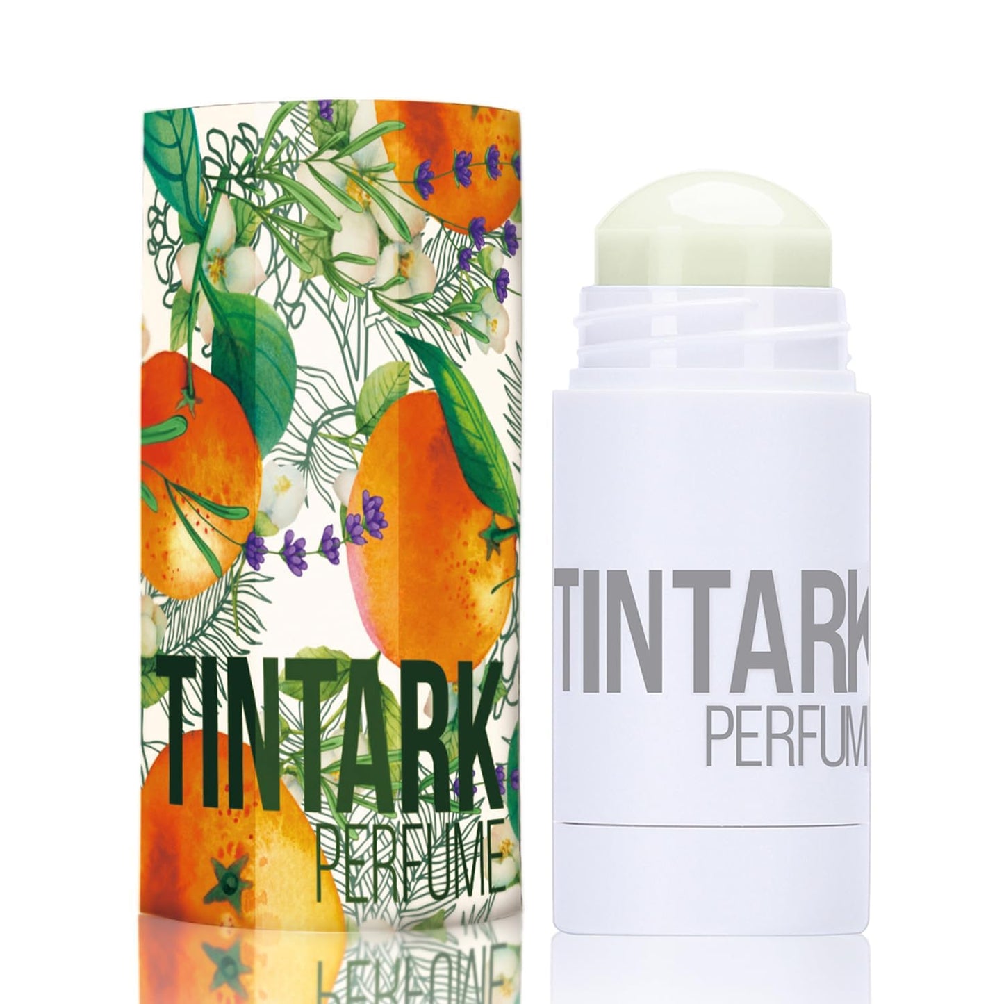 Solid Perfume Stick, Portable Travel Perfumes for Women's Fragrances Long Lasting, Inspired by YSL LIBRE Perfume, Natural & Safe Ingredients (08 Mandarine Flora)