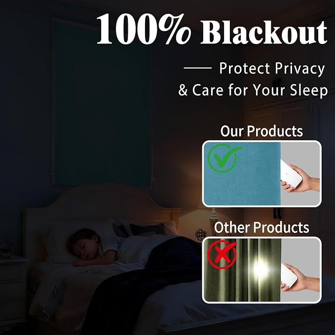 Adhesive 100% Blackout Curtain - Image 2