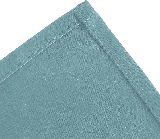 LEMOMO Blackout Curtains 52 x 84 inches Long Stone Blue Curtains Set of 2 - Image 7