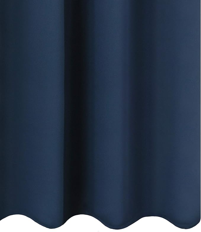 LEMOMO Blackout Curtains 66 x 84 inch/Navy Blue Curtains Set of 2 - Image 9