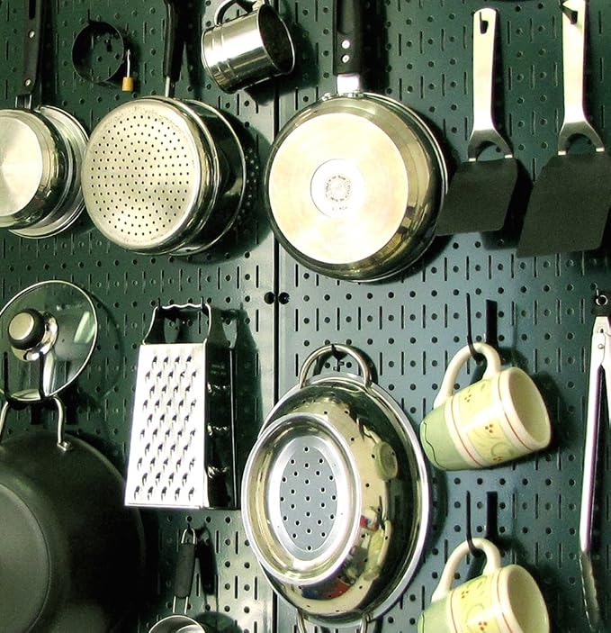 Green Metal Pegboard by Wall Control - Image 7