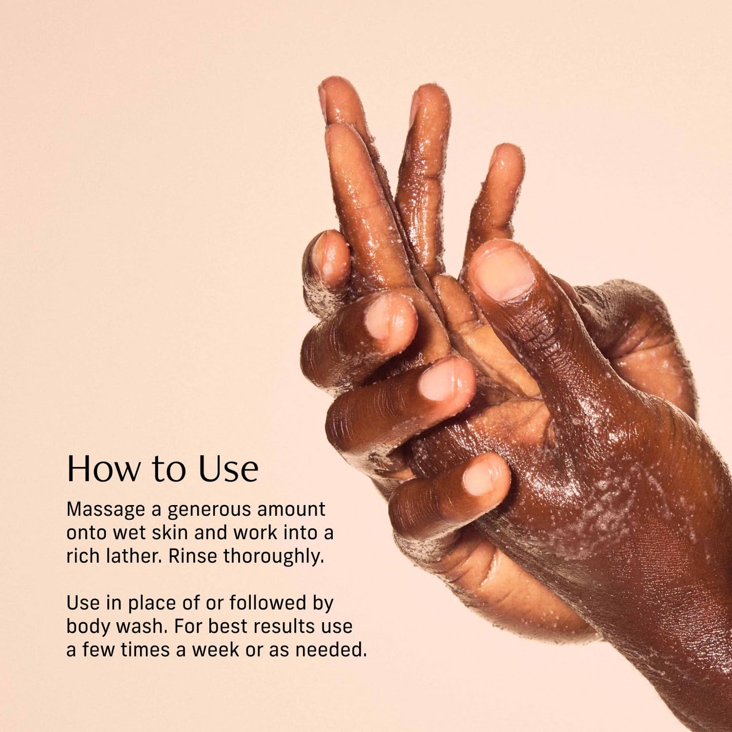 Lactic Acid Foaming Body Polish – Exfoliating Body Wash with Chemical & Physical Smoothers – Includes Glycerin Hydration, Mandelic Acid & Volcanic Pumice. Fragrance-Free, 11 fl oz