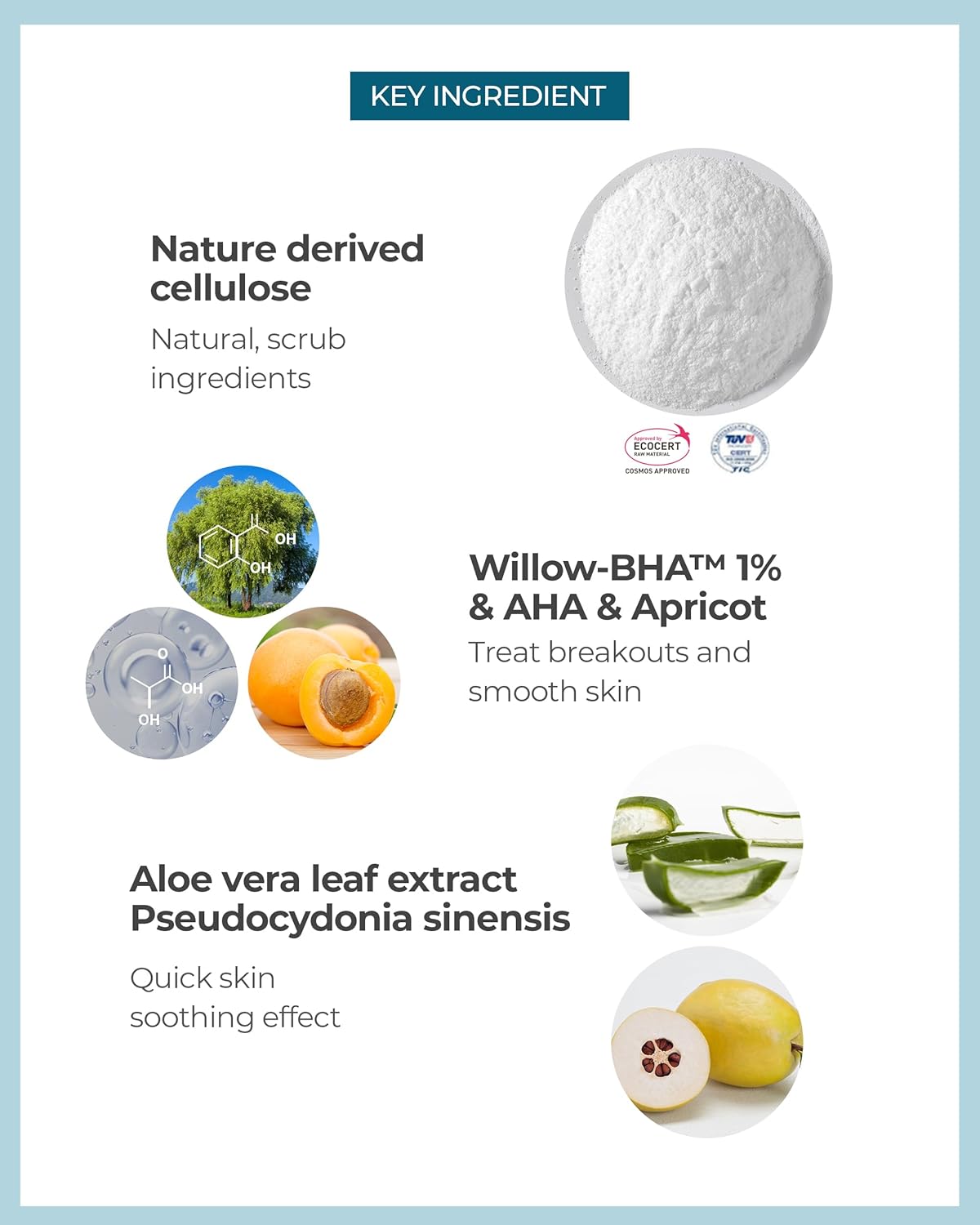 BHA+ Pore Zero 30 Second Exfoliator - Pore Erasing Face Peeling Gel with Salicylic Acid, Aloe Vera - Removes Dead Skin & Sebum - Glass Clear Skin, Korean Skincare, 3.38oz.