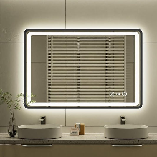 24x36 Inch LED Bathroom Mirror by Unknown