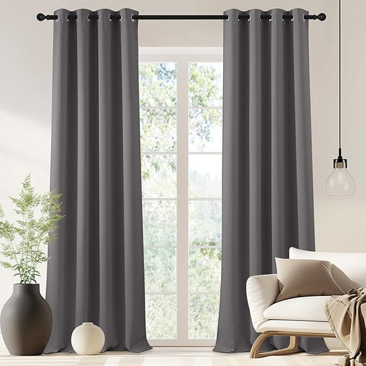 NICETOWN Blackout Doorway Curtain 90 inch Length by NICETOWN
