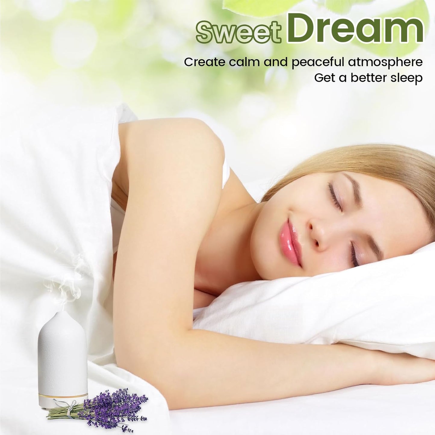 yethious Chamomile Lavender Essential Oil Set Pure Chamomile Lavender Aromatherapy Oils Organic Chamomile Essential Oil for Diffuser 2 Pack 10ML