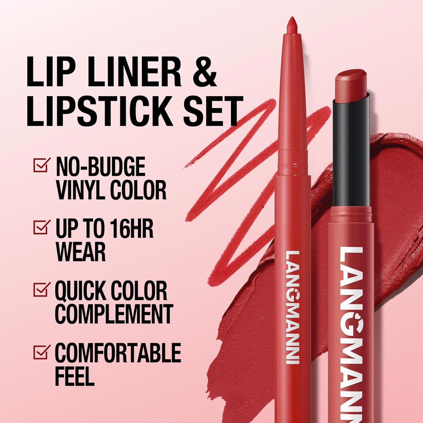 12Pcs Matte Lipstick + Lip Liner Pens Lip Combo Sets, Creamy Matte Lip Makeup Kit Long-Lasting Waterproof, Smudge-Proof Highly Pigmented Formula, Neutral & Nude Shades Makeup Set (Everyday Nudes Set)