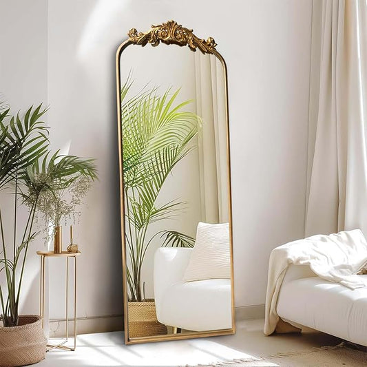 HQiJun Full Length Wall Mirror Decorative Full Body Mirrors Traditional Antique by HQiJun