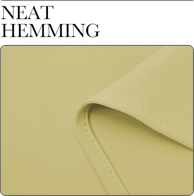 NICETOWN Paler Yellow Blackout Curtains - Image 7