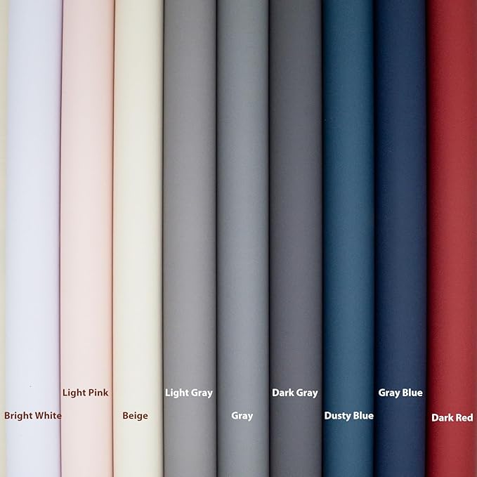 Yancorp 16"x394" Matte Gray Blue Peel and Stick Wallpaper Removable Contact - Image 8