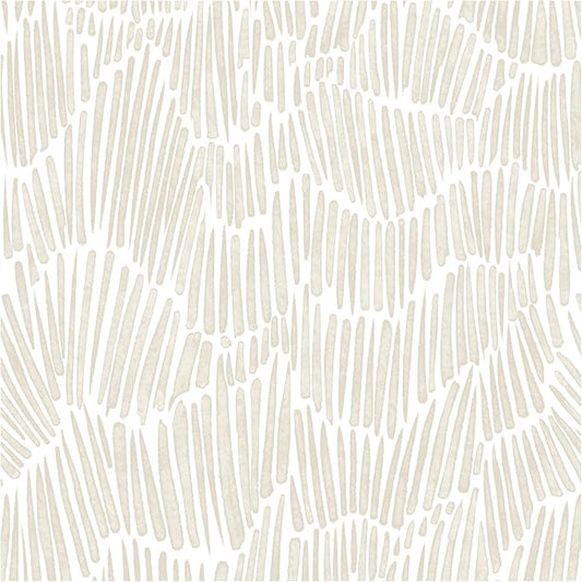 Theper Beige Striped Wall Paper Peel and Stick Wallpaper Modern 17.3"×787" Boho by Theper