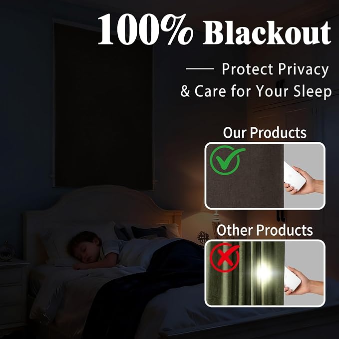 No-Drill 100% Blackout Shade - Image 2