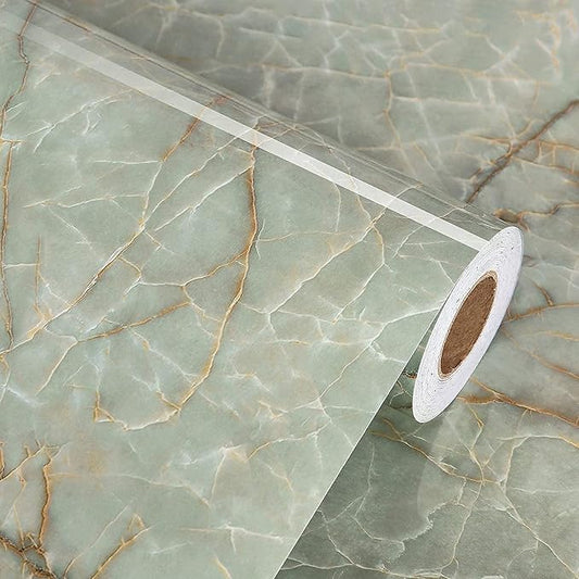 Marble Contact Paper for Countertops Waterproof Marble Wallpaper Peel and Stick by WallpaperDecoration