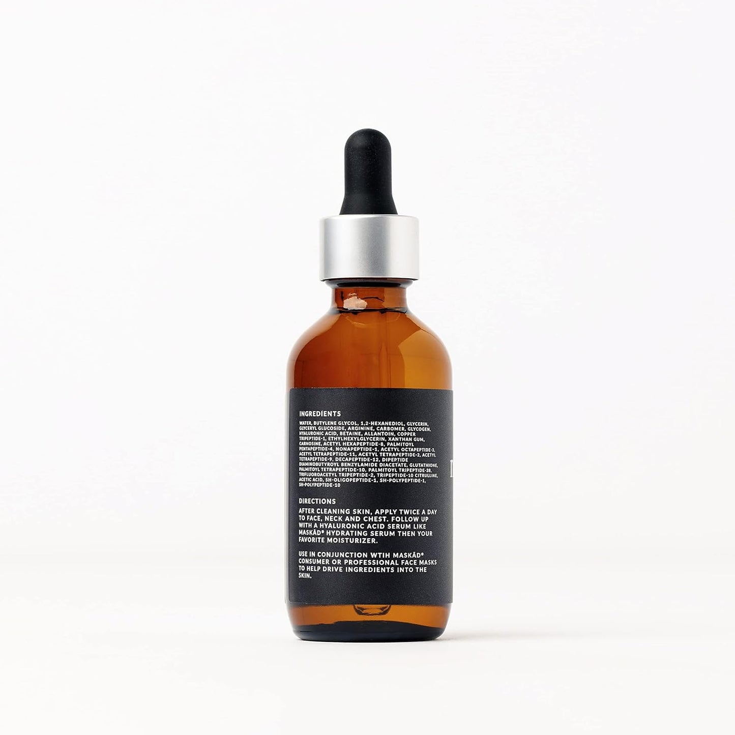 MASKĀD® Advanced Anti-Aging Multi-Peptide Enriched Facial Serum, Peptide Serum to Support Skin Appearance, Fine Lines, & Hydration, Collagen-Focused Care, Clean, Gentle Skin Care, Extra Large 2oz
