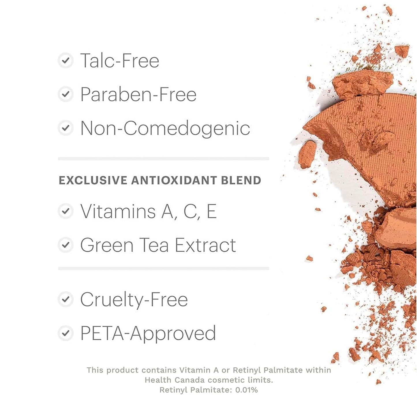 Glo Skin Beauty Pressed Base Powder Foundation Makeup (Natural Dark) - Flawless Coverage for a Radiant Natural, Second-Skin Finish