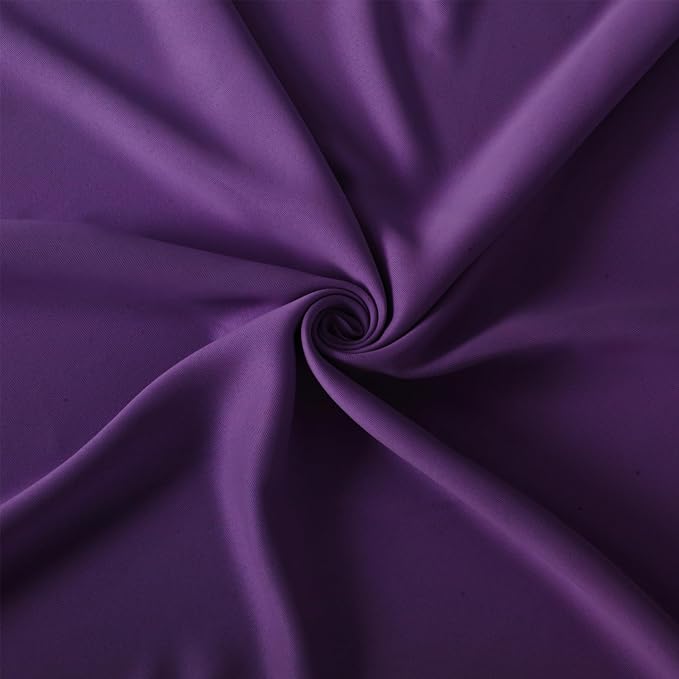 LEMOMO Purple Thermal Blackout Curtains/38 x 63 Inch/Set of 2 Panels Room - Image 5