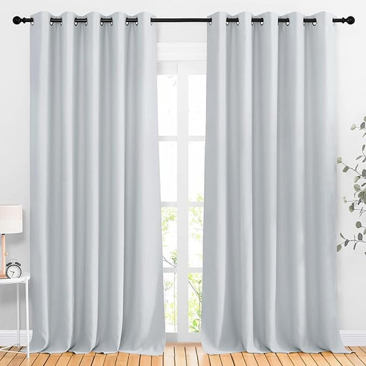 NICETOWN Patio Door Curtain Vertical Blinds, Grommet Room Darkening Curtain by NICETOWN