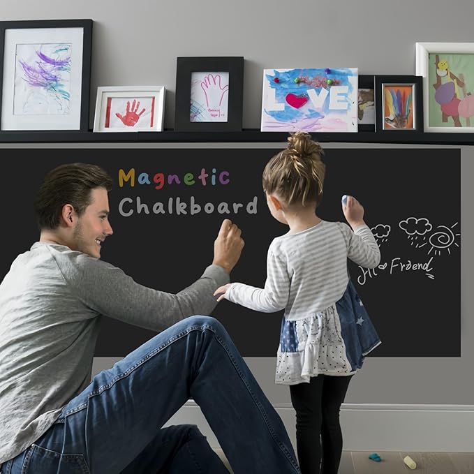 YOUNGJQ Magnetic Chalkboard for Wall 48" x 36" Self Adhesive Blackboard - Image 5