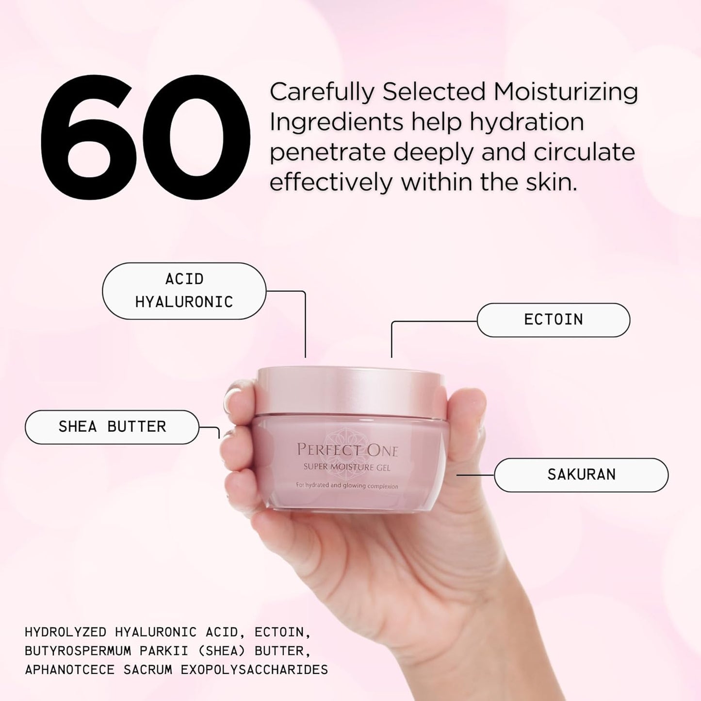 Perfect One PERFECT ONE All in One Super Face Cream, Moisturizer with Hyalocatch Ultra-Hydrating, Anti-Aging Facial Serum Reduce Fine