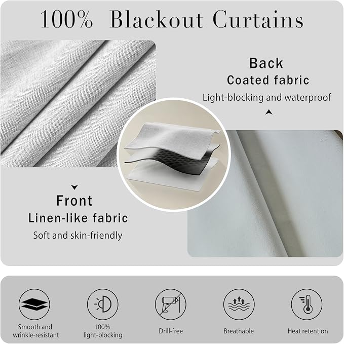 Self-Adhesive Complete 100% Blackout Curtain - Image 4