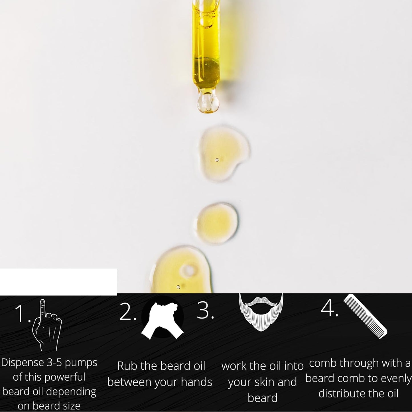 Premium Beard Oil Conditioner & Softener - Millionaire - 2 ounce - Beard Itch and Dry Skin Relief - Handcrafted from Natural Ingredients - Made in the USA