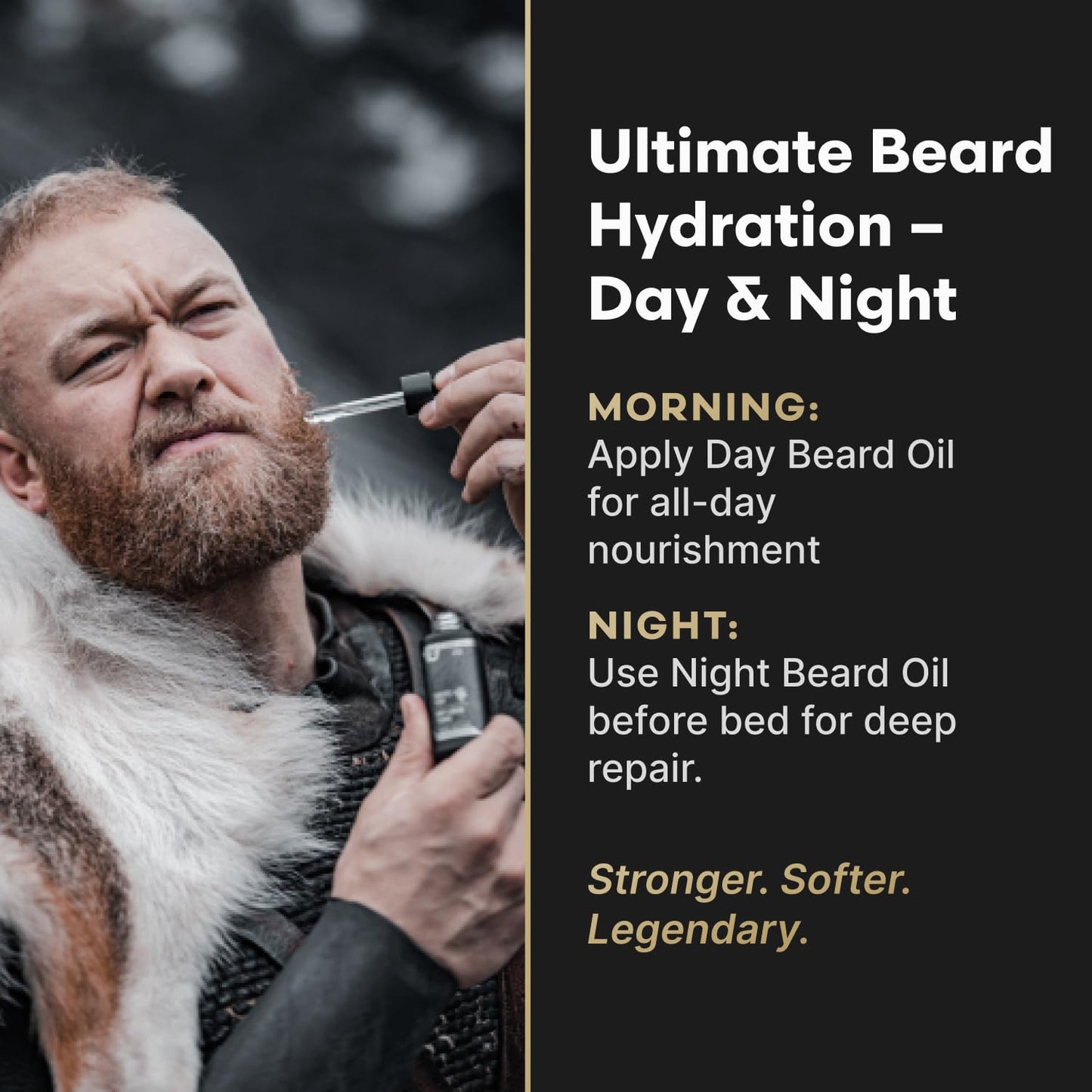 The Beard Struggle Tonic + Elixir Beard Oil Bundle - Platinum Collection - Grooming Beard Oil - Softens, Moisturizers, and Strengthens Beard Growth - Pack of 2, Surtr's Fury