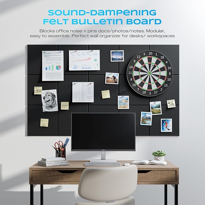 6-Pack Self-Adhesive Acoustic Panels, Soundproof Wall Panels - Image 4