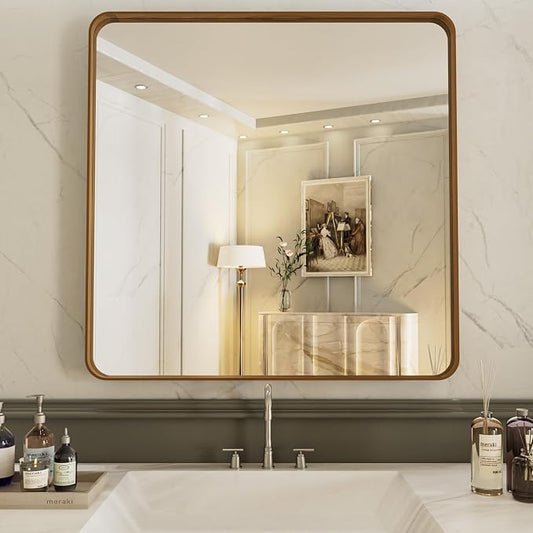 LOAAO 30X30 Bathroom Mirror by LOAAO