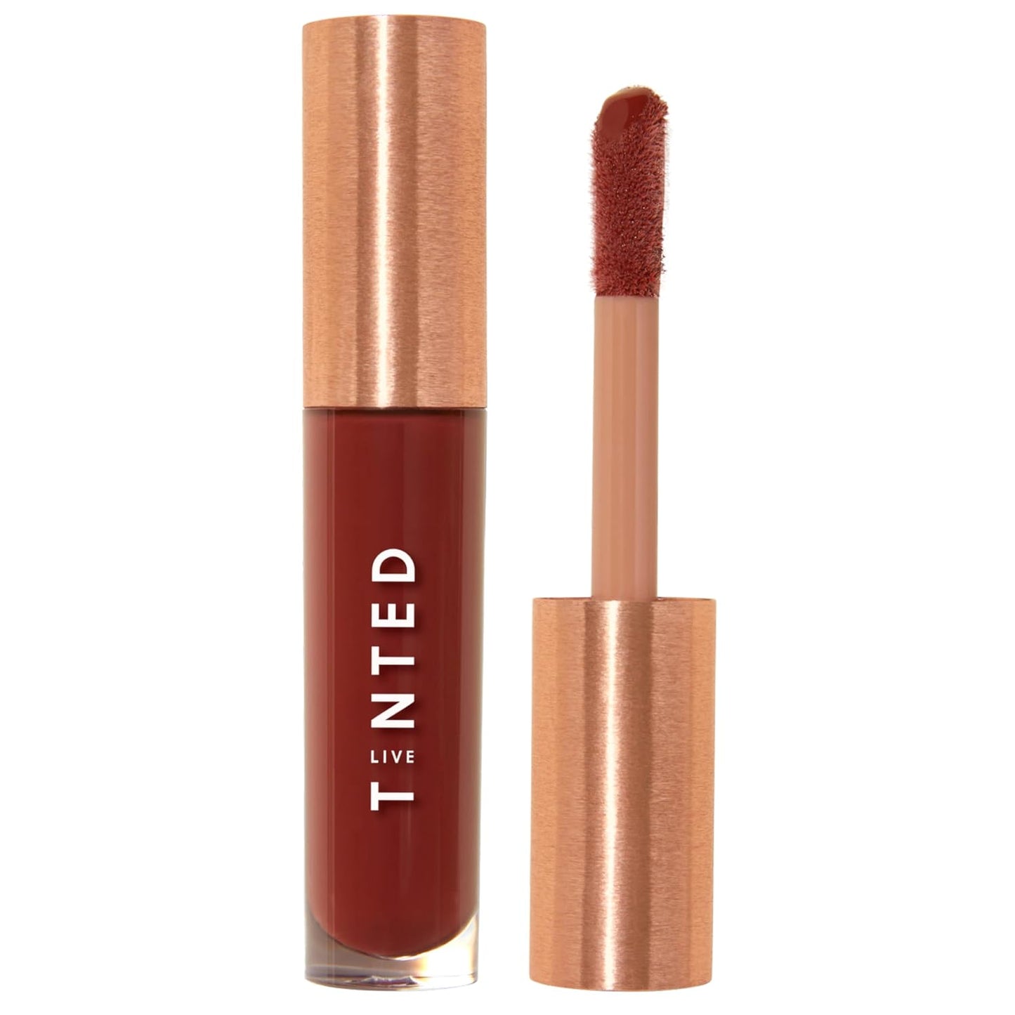 Live Tinted Huegloss High-Shine Lip Gloss - Hydrating, Non-Sticky, Moisturizing Lip Gloss with Hyaluronic Acid, Coconut Oil, and Shea Butter For a Soft Barrier & Seals in Moisture - Warm Spice